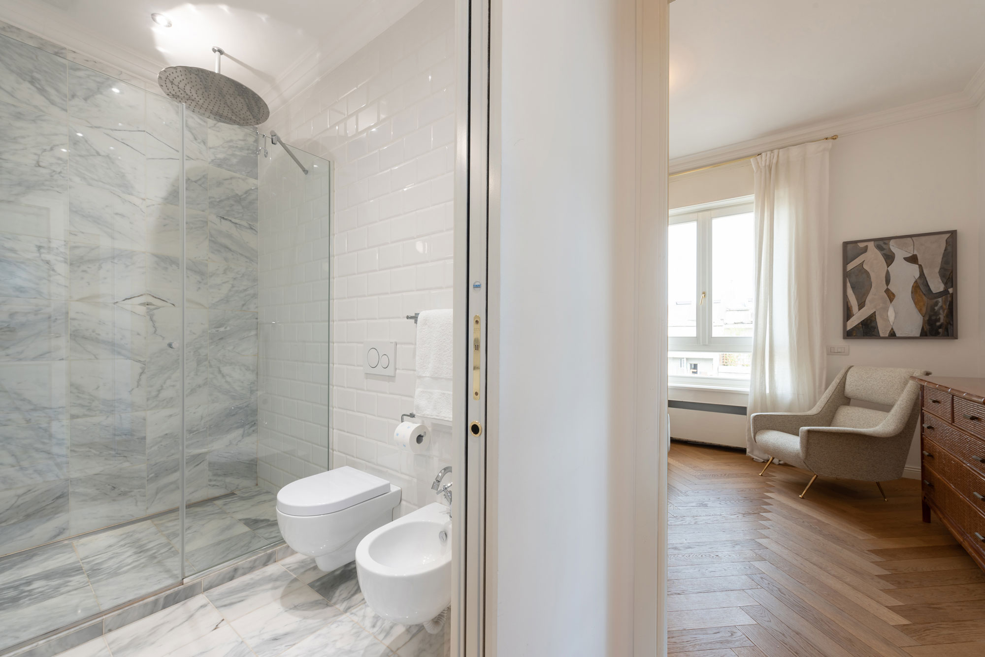 Milan Centrale Apartment | elegance Bathroom | Architect Giulio Brambilla | www.giuliobrambilla.com